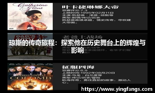 琼斯的传奇旅程：探索他在历史舞台上的辉煌与影响